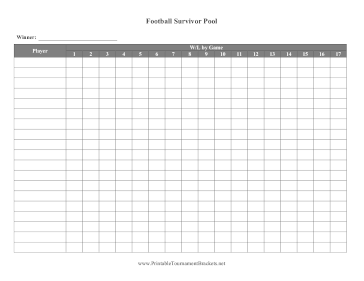 Football Survivor Pool 