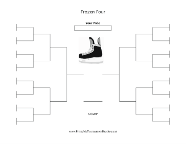 Frozen Four Hockey Bracket 