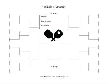 Pickleball Tournament Bracket 