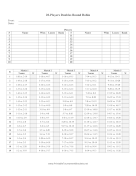 20 Doubles Round Robin