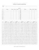 24 Doubles Round Robin