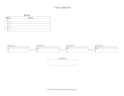 5 Team Gauntlet Bracket