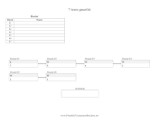 7 Team Gauntlet Bracket