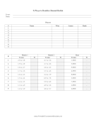 9 Doubles Round Robin