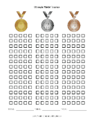 Olympics Medals Tracker Illustrated